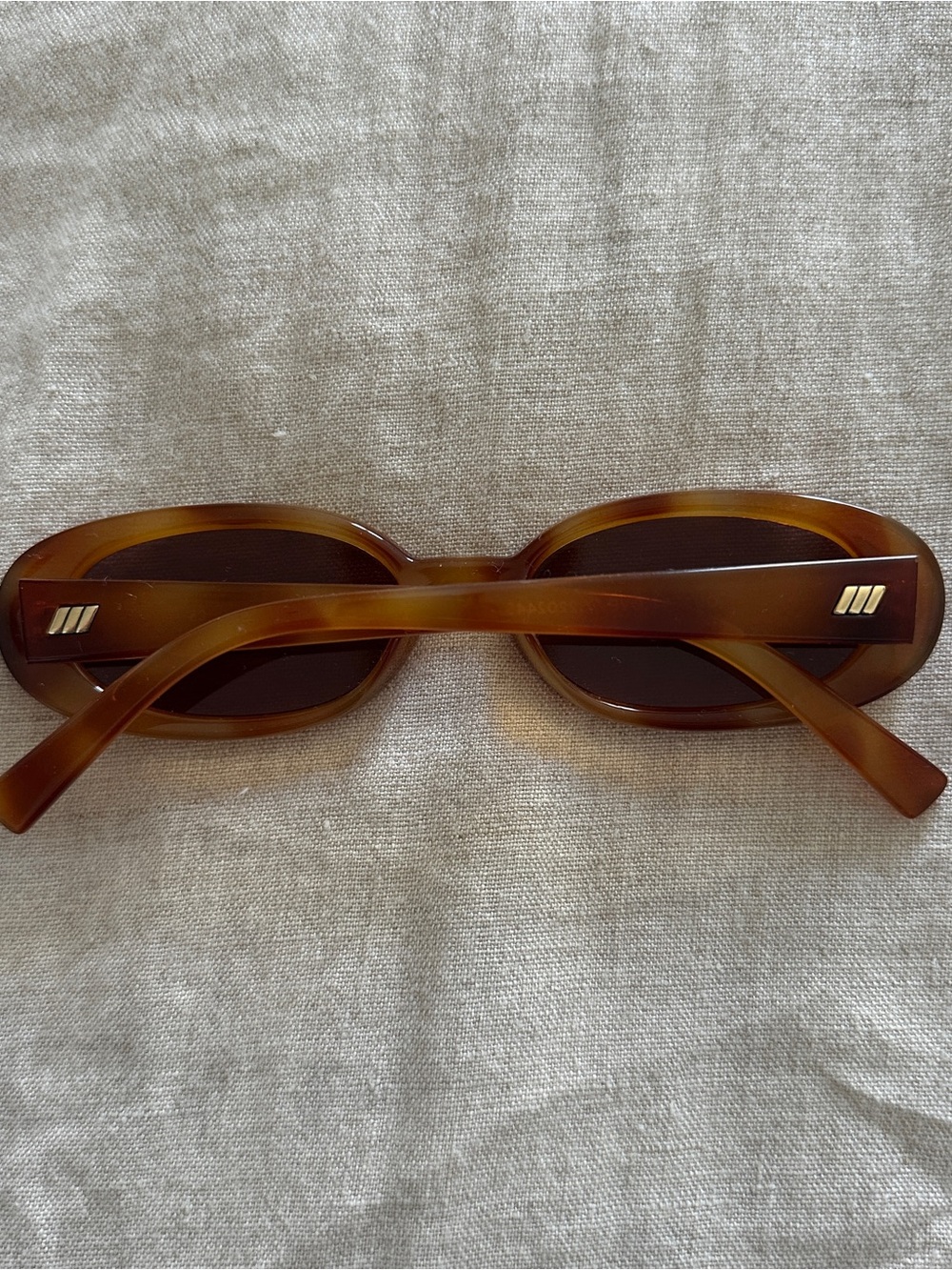 Le Specs Tortoiseshell Outta Love Sunglasses - Picture 3 of 8